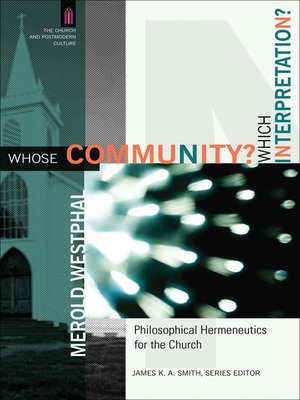 Whose Community? Which Interpretation? - ebook